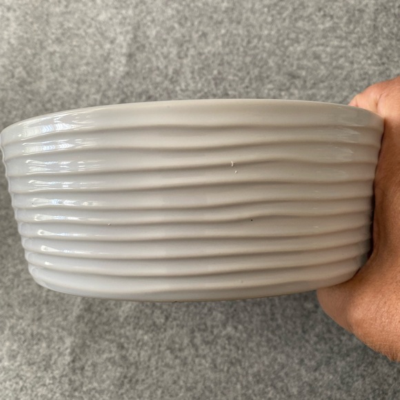 Boots & Barkley Dog Boots Barkley White Stoneware Pet Feeding Bowl